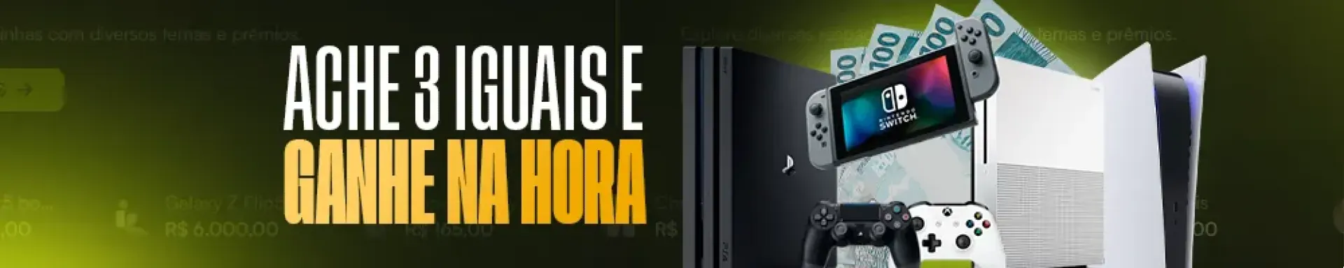Banner Raspa Relâmpago